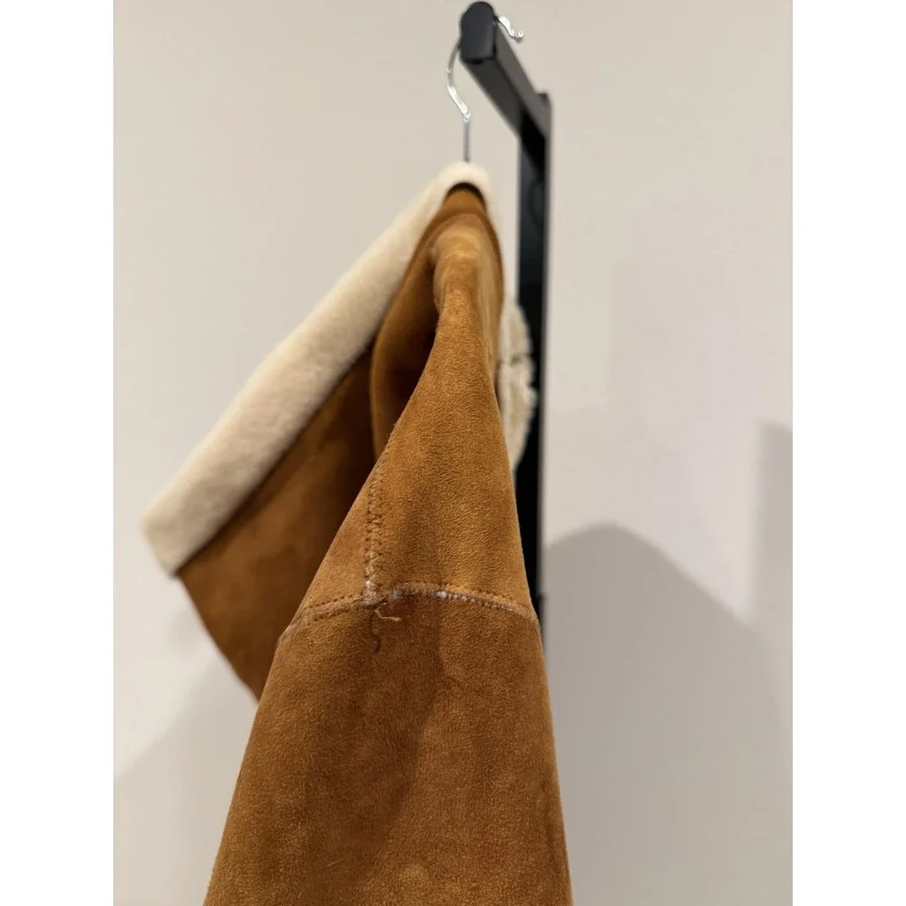 Polo Sport Ralph Lauren Alpine Shearling Anorak M Sheepskin Sherpa 1990s VTG RRL